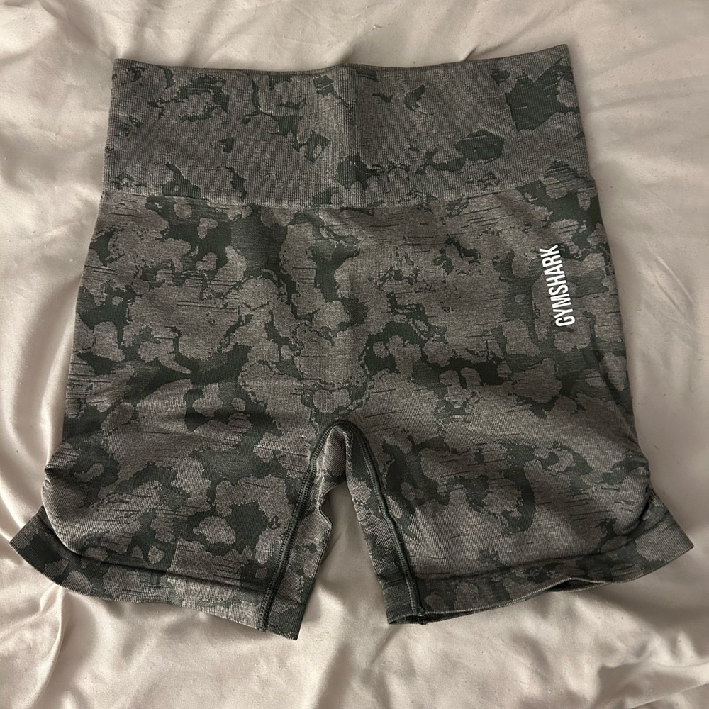 Size Medium Gymshark camo shorts
